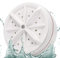 SRHIMEOS Mini Lavadora portátil Mini Lavadora portátil Lavadora Turbo Mini Lavadora Turbo con alimentación USB, para apartamento, Dormitorio, RV, Lavadora de Zapatos (Blanco)