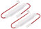 sourcing map Microondas Alto Voltaje Fusible 5KV 0.85A Reemplazo para Microondas Hornos Partes 2uds