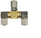 VLIZO Mini connecteur hydraulique en cuivre 3CH Type T/Y raccord Multi-Huile pour Pelle 1/14 RC Accessoires de pièces de Voiture Bricolage (Couleur : connecteur M5) (Color : M3-4mm (Y))