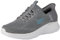 Skechers Skech-Lite Pro, Zapatillas Hombre, Charcoal Mesh Blue Trim, 39 EU