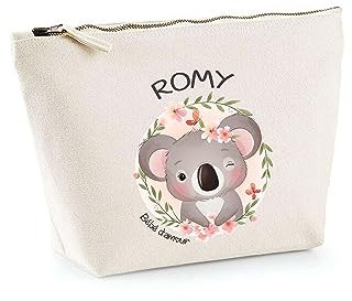 Trousse Romy Bébé d Amour Koala | Pochette Enfant Mignonne Toilette Maquillage Idée Cadeau pour Jeune