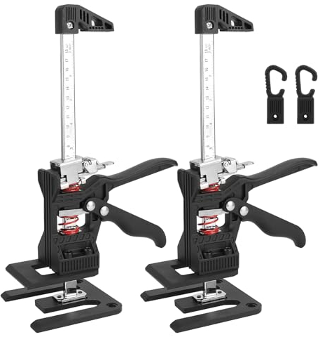 DBREAKS Herramienta de Elevación de Brazo de Ahorro de Mano, 2 Piezas Localizador de Altura de Azulejos, Gato para Herramientas de Mano de Brazo, Ajustable Regulador de Altura (2024 Upgrade)