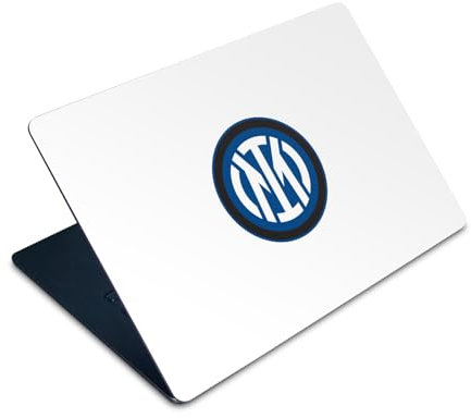 Head Case Designs Offizielle Inter Milan Logo Auf Weiss Abzeichen Vinyl Haut Aufkleber Abziehbild Abdeckung kompatibel mit Apple MacBook Air 15 M2 2023