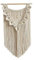 Hibisaws Makramee 70cm (W) x 40cm (H) Wandteppich Boho, Große, Handgewebt, Schlafzimmer Wanddeko ，Balkon Dekoration Wand, Wanddekoration, Geschenk für Frauen