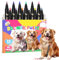 MSDADA 12 Colors Dog Nail Polish Pens, Quick Dry Pet Nail Polish Set for Dogs to DIY Stylish Dog Nail Art, Non-Toxic Dog Safe Nail Polish Dog Accessories for Large & Small Dogs