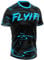 FLYIFE Herren Mountainbike MTB Top Kurzarm Atmungsaktiv Bequem Weich Feuchtigkeitstransport Radtrikot，Funktionsshirt Schnell Trocknen Stoff Fahrradtrikot für Radsport Outdoor Sport (L,P7)