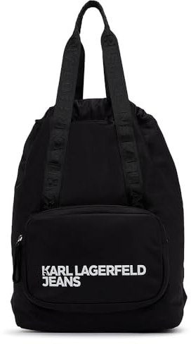 KARL LAGERFELD JEANS, Damen, Essential Nylon Sporty Tote, Schwarz, One size