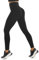 JOYSPELS Sport Leggings Damen, High Waist Push Up Sportleggins Sporthose Gym Scrunch Leggins Lang, Schwarz S