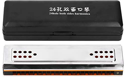 Doppelseitige Tremolo-Mundharmonika, 24-Loch-Mundharmonika, C-G-Taste, Tremolo-Mundharmonika für Erwachsene, Profis und Studenten