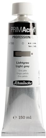 Schmincke - PRIMAcryl® Professional - Peinture acrylique brillante ultra fine - Gris clair - Tube de 150 ml - 13 788 019 - Peinture acrylique premium - Qualité professionnelle