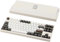 KEEBMONKEY WOBKEY Crush 80 Beta CNC Aluminum Quick-Disassembly Ball-Catch Mount Triple-Mode Connectivity Gaming Mechanical Keyboard with HMX Frost Jade Switch and BSUN Arctic Switch (Pro White)