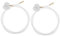 iplusmile 2pcs Air Conditioning Cleaning Pipe Extension Nozzle Rhinestone Appliques Water Spray Nozzle Component Hose Constant Temperature Thermostat Aerosol Can Extension Hose White Plastic