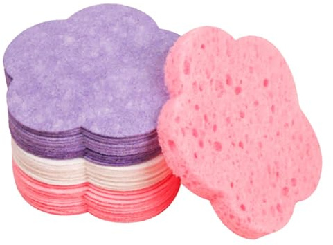 Feldentfernungsfeld – ROCCHI REMOVER SPONGE | Makeup Wipe Beauty Pads | Wiederverwendbare sanfte Make-up-Entfernungspads | Weiche Gesichtsreinigungsschwämme für die Haut mit Form von