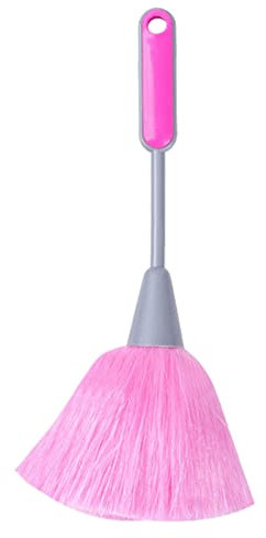 Scrubbers for Cleaning Mini Two Color Handle P Plastic Silk Computer Brush Keyboard Cleaning Brush Mini Desktop Duster Stuff Electric (One Size)