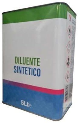 Diluente Sintetico | Solvente Universale a Basso Impatto | Formato 1L / 5L | Per Smalti Sintetici e Oleosintetici | Uso Interno ed Esterno (5 Litri)