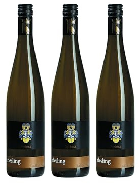 Spiess Riesling Kalkmergel trocken QbA trocken Weisswein Deutschland inkl. FeinWert E-Book (3 x 0.75 l)