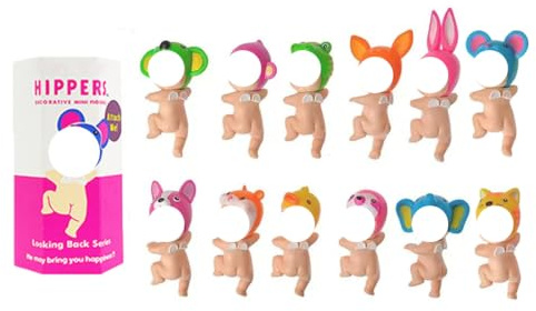 EIROVYA Papa-Angel Décorations Surprises en boîte aveugle Mini Figurita Coleccionable Aleatoria Se Puede Utilizar en teléfonos móviles, Ordenadores y Coches Incluye Caja(Modelo Aleatorio、D)
