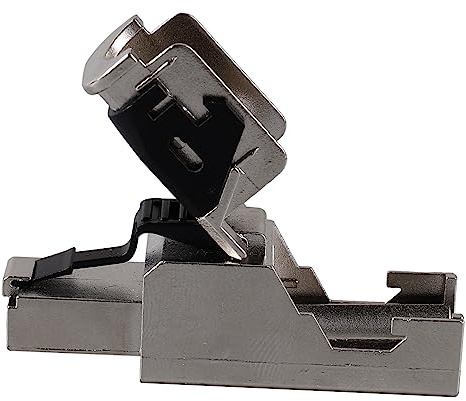 LIGIGWASH Shielded Rj45 Pass Through Connector Cat8 Modular Plugs Compatible Ethernet Cable Crimp Jack for Network Installation and Lan Setup