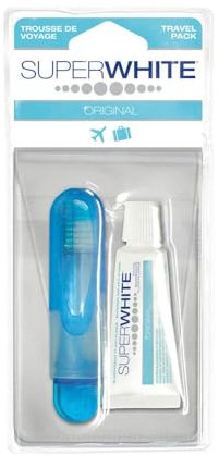 SUPERWHITE TROUSSE VOYAGE Brosse à dents et dentifrice