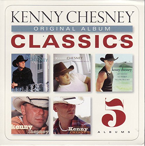 Kenny Chesney - Kenny Chesney Original Album Classics 5 CDs + Digital Copy : I Will Stand / Everywhere We Go / No Shirt No Shoes No Problem / When the Sun Goes Down / The Road and the Radio (5 CD)