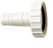 Merriway BH04467 25mm (1 inch) Single Appliance Connector Washing Machine Dishwasher to Waste Trap , White
