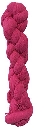 TOUTACOO, Foulard, Echarpe, Chèche Torsadé en Coton - Mixte - Couleur Fushia