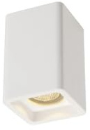 SLV Gipsleuchte PLASTRA QPAR51 | Gestaltbare LED Decken-Leuchte zur Beleuchtung im Innenbereich | LED Deckenlampe für Flur, Badezimmer, Kinderzimmer | GU10 Leuchtmittel (max. 35W)