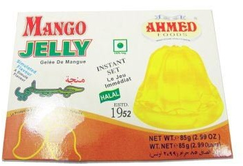 Ahmed - Götterspeise/Gelee mit Geschmacksrichtung Mango - 3 x 85 g