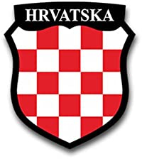 Aufkleber/Sticker Kroatien Republika Hrvatska kroatisch hrvatski 7x6cm A1507