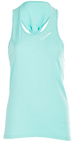 WINSHAPE Damen Ultra Leichtes Modal-Tanktop Mct001 Dance Style, Fitness Freizeit Sport Yoga Workout Tanktop, Mint, L EU