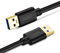 TanQY Câble USB 3.0 A vers A mâle, cordon USB vers USB avec connecteurs plaqués or (3 m), compatible avec les boîtiers de disque dur, lecteur DVD, refroidisseur d'ordinateur portable