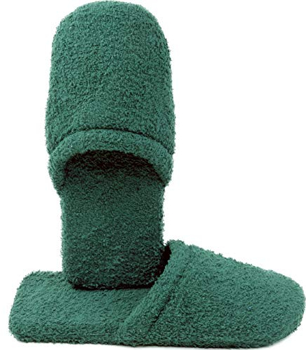 LCF CIABATTE SPUGNA 100% COTONE - MADE IN ITALY (UOMO, VERDONE)
