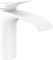hansgrohe Vivenis - Waschtischarmatur ohne Ablauf, Wasserhahn Bad mit Auslauf Höhe 110 mm, Mischbatterie Waschbecken wassersparend (EcoSmart), Mattweiß, 75022700