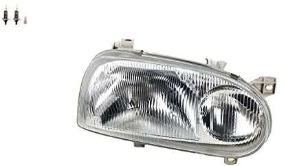 Johns, Scheinwerfer passend für VW Golf III 1Hx0 10/91-09/97 rechts + Leuchtmittel
