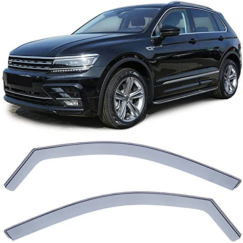 Windabweiser Regenabweiser Windschutz Schwarz Smoke für VW Tiguan 2 AD1 ab 16