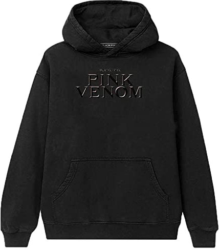 BLACKPINK Sweat-Shirt À Capuche Rose Venom Oil Stroke Logo Nouveau Officiel Size XL
