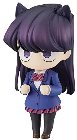 Jilijia Komi Can't Communicate Anime Figure Komi Shoko Q Version Action Figure 10CM PVC Changeable Head Movable Character Model for Home Decoration Gifts