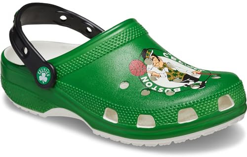 Crocs Unisex-Erwachsene NBA Classic Clogs, Boston-Celtics-Grün, 38/39 EU
