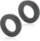 2 Stück Ringmagnet, Ø 70 mm x 32mm x 15 mm Ferrit Ringmagnet mit Loch, Magnetring strapazierfähig Ringmagnete Magnet Scheibe mit Loch Ring für DIY, Basteln, Industrie, Wissenschaftsprojekte