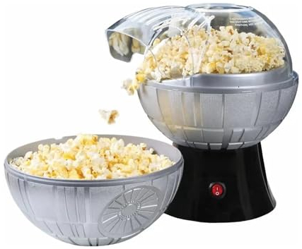 WAOCEO Popcorn machine Popcorn Maker Hot Air Style with Removable Bowl Equipment accessories
