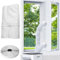 IXYHKB Air Conditioner Window Kit, 400cm Air Con Window Seal Kit, Window Seal For Portable Air Conditioner With Zip, Portable Air Conditioner Window Kit For Mobile Air Conditioner Unit & Tumble Dryer