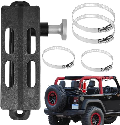 Supporto estintore per auto, sblocco rapido, robusto supporto da parete, supporto estintore per auto, barca, veicoli fuoristrada