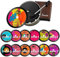 GoodiderX Personalized Custom Car Air Freshener, Double Sided Customization, Car Vent Clips, Interior Decor (12pcs Different CD Retro)