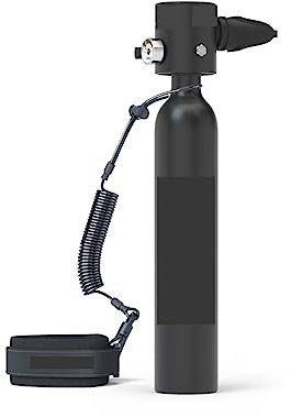 Mini tanque de buceo, Tanque de buceo portátil de 0,5 l, equipo de buceo con cilindro submarino, equipo de buceo, tanque de aire profesional, equipo de buceo para rescate de exploración submarina(Mini