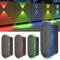 ELLASAY Solarlampen für Außen,RGB Solar Wandleuchte Up and Down Leuchten Aussen IP65 Wasserdicht,7 Farben Heller Solarleuchten für Garten Kabellos für Hof Garten Haus Deck Porch Zaun 4 Pack