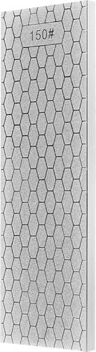 SATC Diamond Sharpening Stone 2 Side Grit 150/600 Diamond Plate Honing Stone Sharpening Stone for Kitchen Knives, Outdoor Tools and Small Tools (198×70mm/ 7.8 ×2.75 Inch)