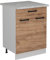 Vicco Küchenunterschrank R-Line, Goldkraft Eiche, 60 cm AP Marmor