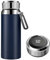 Homealexa 800ml Coffee Cups Travel Mugs, Water Bottle Vacuum Insulating Cup 304 Stainless Steel, Touch Screen Temperature Gauge, Smart Mug for Heat and Cold Blue