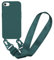 MBSLFY Case Compatible with iPhone 6/6S/7/8/iPhone SE 2022/SE 2020, Liquid Silicone Protective Phone Case with Strap Adjustable Neck Cord Necklace Soft Cover for iPhone 6/6S/7/8, Dark green