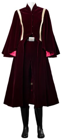 CosFantasy Cosplay-Kostüm für Damen, Samt, Mantel, Hose, Gürtel, komplettes Set für Halloween, Mehrfarbig, S